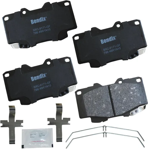 Miniatura 320 de Pastillas de freno delanteras cerámicas Bendix Priority1 CFC2302 para Hyundai Elantra 2021, Sonata 2022-2020, Kia K5 2023-2021