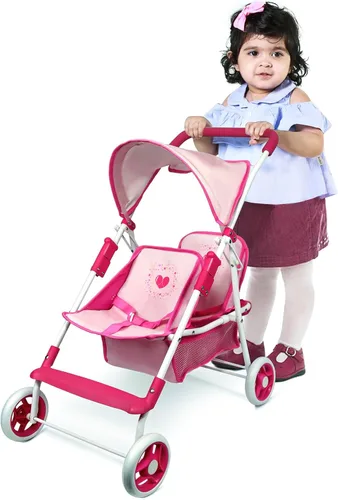 Miniatura 12 de Anivia Silla alta de muñeca de bebé, silla alta de juguete para muñeca (DH010A morado)