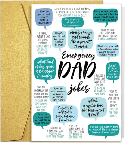 Miniatura 10 de Qiliji Tarjeta para el día del padre con definición de papá - Feliz, primero, divertida para papá, padrastro, marido