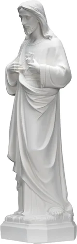 Miniatura 2 de Estatuas blancas del Sagrado Corazón de Jesús Made in Italy/Imagenes Blancas Sagrado Corazon de Jesus Hecha e Italia 31