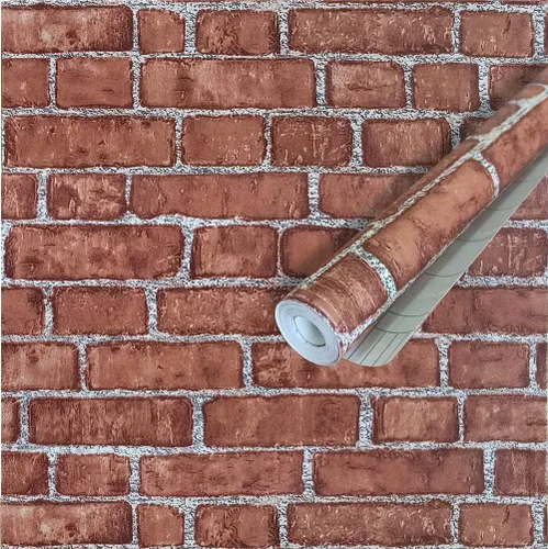 Miniatura 8 de Papel tapiz de piedra de ladrillo, papel adhesivo autoadhesivo para despegar y pegar, cubierta de pared de roca vintage para dormitorio, lavandería