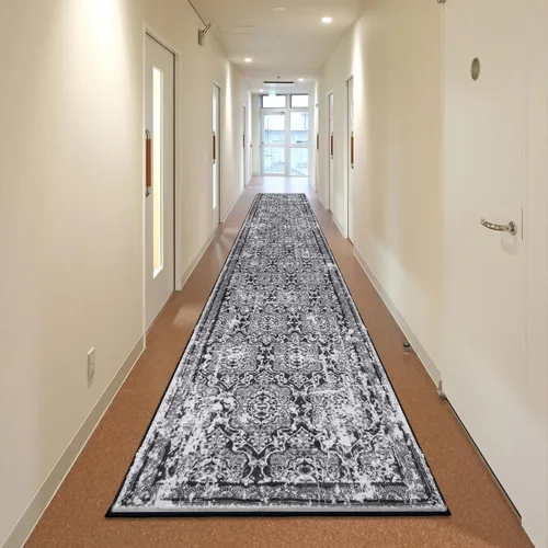 Miniatura 48 de Vaukki - Alfombra de pasillo, suave y peluda, alfombra antideslizante lavable, para lavandería, cocina, granja, baño, entrada y dormitorio