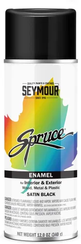 Seymour 98-24 Esmalte de uso general de abeto, negro satinado, 1 unidad (paquete de 1)