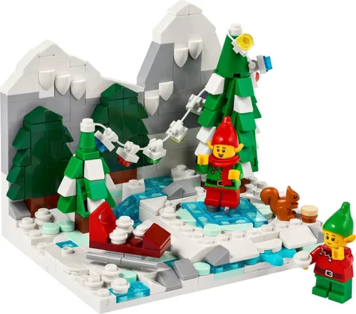 Miniatura 3 de LEGO: Escena de los elfos de invierno (40564, 372 piezas)