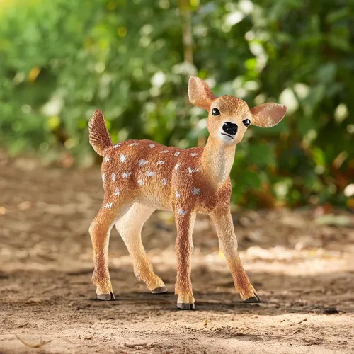 Miniatura 2 de Schleich Wild Life - Figura realista de ciervo de cola blanca auténtica y altamente detallada - Juguete de animal salvaje duradero para educación