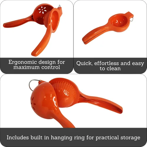 Miniatura 2 de IMUSA Exprimidor de naranja y cítricos, naranja