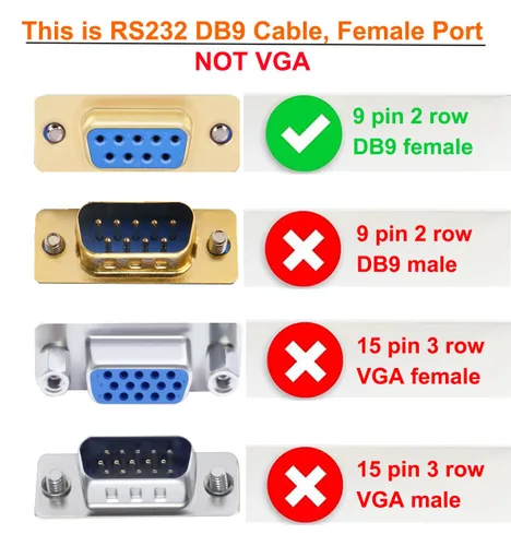 Miniatura 5 de DTECH Cable adaptador serie USB a RS232 DB9 hembra de 6 pies para Windows 11 10 8 7 Mac Linux Serial a USB 2.0 (chip PL2303)