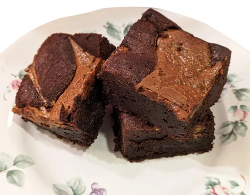 Miniatura 11 de Ruth's Caramel Swirl Brownies extra fudgy Brownies 1 docena - Golosinas horneadas gourmet Delicioso regalo con los mejores ingredientes