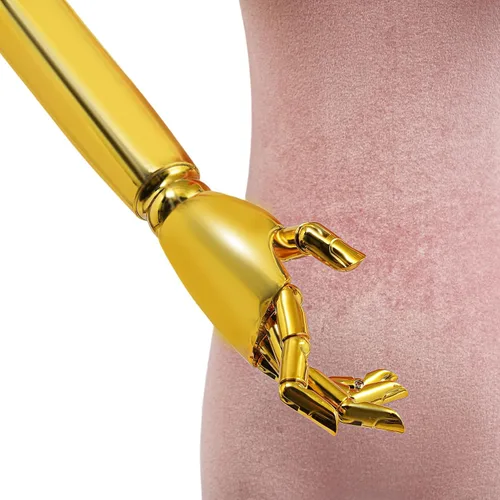 Miniatura 6 de Forma de vestido de torso de maniquí femenino, 59.06 a 78.7 pulgadas de altura ajustable, modelo humanoide, soporte de maniquí con manos ajustables