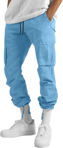 Miniatura 3 de EELHOE Men Cargo Pants Lightweight Ripstop Relaxed Fit Trousers Outdoor Hiking Casual Bottom Pant with Multi Pockets