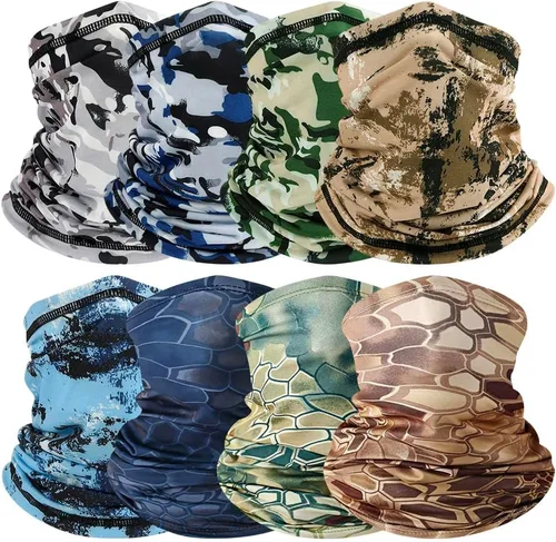 Miniatura 8 de 8 unidades de polaina de cuello refrescante para hombres y mujeres Gator Bandana cara bufanda cubierta pesca motocicleta transpirable protección