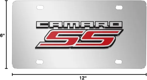 Miniatura 6 de iPick Image Para Chevrolet Camaro SS 2010 Espejo Cromo Placa de Metal