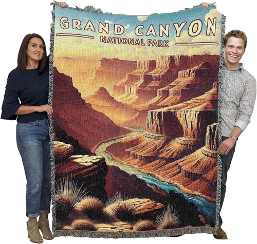 Miniatura 23 de Pure Country Weavers Manta del Parque Nacional Acadia, manta de tapiz de algodón para regalo, fabricada en los Estados Unidos, 72 x 54 pulgadas
