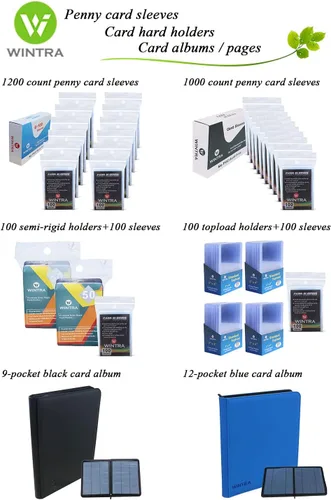 Miniatura 7 de 800 fundas ultra transparentes para tarjetas de centavo, protectores suaves de 2-5/8 x 3-5/8 pulgadas para tarjetas de béisbol y otras tarjetas