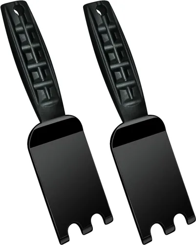 XYK Paquete de 2 espátulas raspadoras para parrillas George Foreman de interior y otras parrillas interiores con ranuras, herramienta limpiadora
