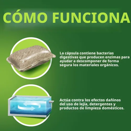 Miniatura 8 de Green Gobbler Paquetes para resolver problemas sépticos – Suministro para 6 Meses (App recordatoria de Green Gobbler)