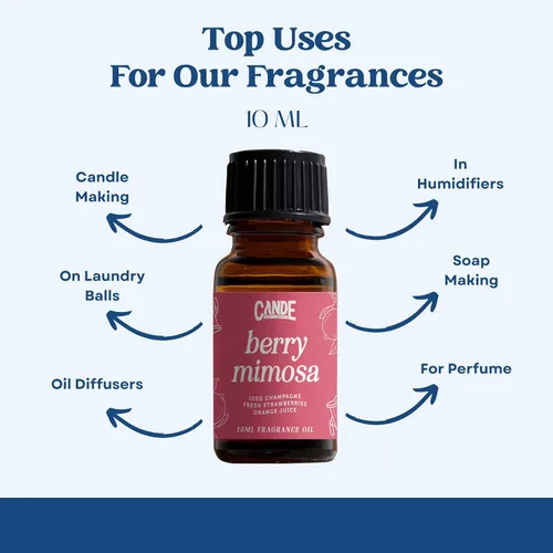 Miniatura 6 de CANDECraftCo Aceite de Fragancia Premium – Aceites de Difusor Fragancias Perfumadas para el Hogar, Suministros para Hacer Velas y Jabón, Mezclas