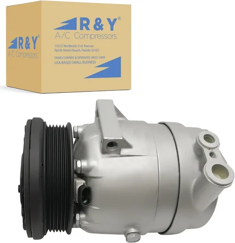 Compresor de CA RYC y embrague de A/C FG297 (se adapta a Chevrolet Aveo 1.6L 2009, 2010, 2011; compatible con Chevrolet Aveo5 1.6L 2009, 2010, 2011;