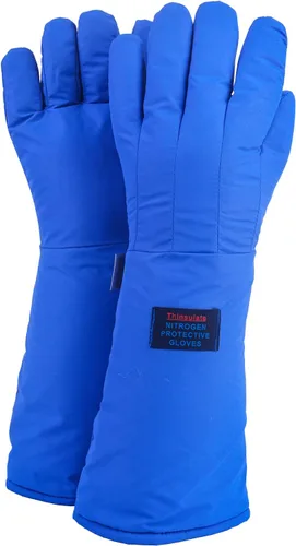 Miniatura 10 de Guantes criogénicos de baja temperatura LN2 guantes protectores de nitrógeno líquido para almacenamiento en frío, guantes congelados de seguridad