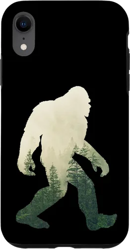 Miniatura 25 de iPhone 12 Pro Max Bigfoot figura Sasquatch Yeti Nature doble caso de exposición