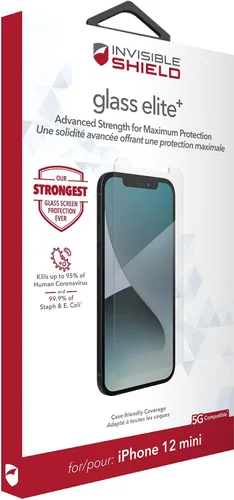 Miniatura 9 de ZAGG InvisibleShield 200106663 - Protector de pantalla para iPhone 12 Mini, protección contra impactos, resistente a rayones, huellas dactilares