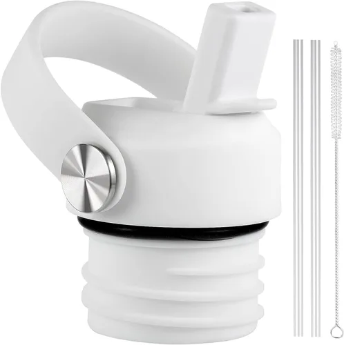 Miniatura 23 de Tapa de popote para Hydroflask, tapas con popote para Hydro Flask de boca estándar de 18, 21, 24 onzas, tapa deportiva de repuesto para tapa Alpine