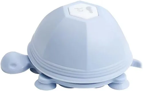 Lindo estuche para auriculares, organizador de tortugas sin enredos, accesorios de almacenamiento de auriculares, funda para colgar (azul)