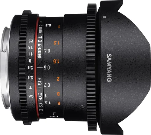 Miniatura 2 de Samyang Lente de vídeo de enfoque manual T3.8 VDSLR II de 0.315 in para cámara réflex digital Canon