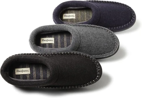 Miniatura 2 de Dearfoams Men's Thompson Cozy Memory Foam Indoor Outdoor Clog House Slipper