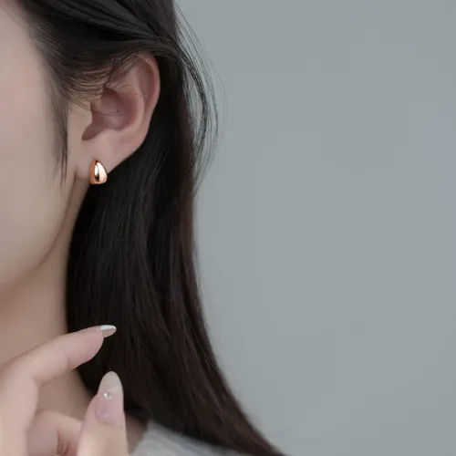 Miniatura 2 de SLUYNZ Aretes de gota de agua de plata de ley 925 para mujeres, adolescentes, niñas, aretes de gota