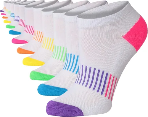 Miniatura 49 de Tipi Toe Women’s 12 Pack Cushioned Low Cut Socks – Breathable, Moisture-Wicking Athletic Comfort for Running & Daily Wear