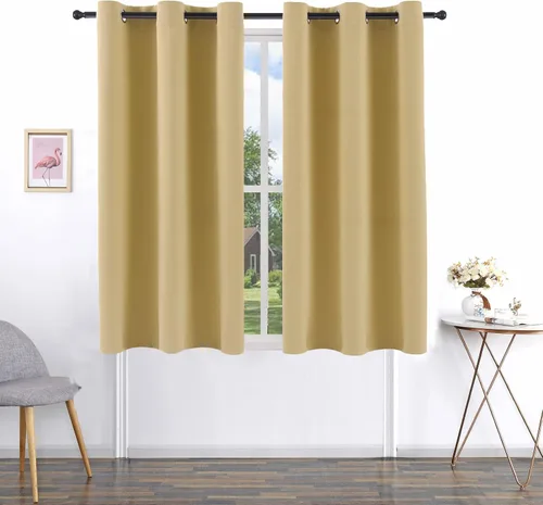 Miniatura 2 de Pickluc - Paneles de cortinas opacas con ojales, cortinas para bloquear la luz para el dormitorio, aisladas térmicamente, reducción de ruido