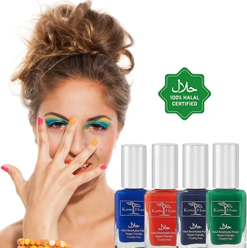 Miniatura 3 de karma organic Hermoso juego de esmaltes de uñas halal, no tóxico, pintura de uñas vegana y libre de crueldad animal