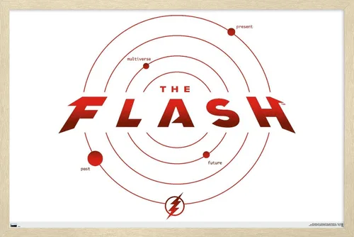 Miniatura 7 de Trends International DC Comics Movie The Flash - Póster de pared de la línea de tiempo Versión con marco dorado