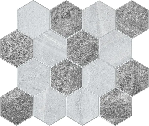Miniatura 11 de Protector contra salpicaduras para cocina, protector contra salpicaduras hexagonales de alta calidad, azulejos sin costuras para baño