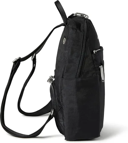 Miniatura 6 de Baggallini Mochila antirrobo Securtex para vacaciones, Negro, talla única