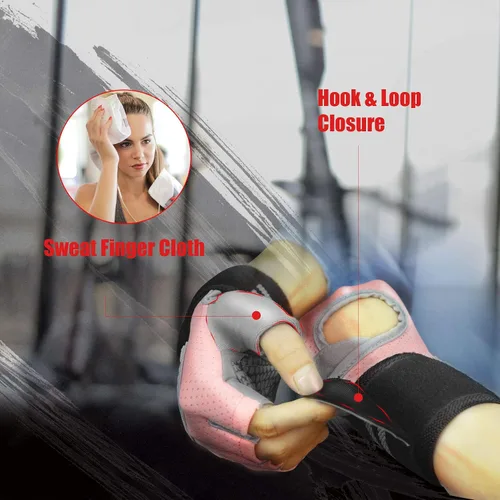 Miniatura 3 de spacepower Workout Gloves, Weight Lifting Gloves for Women&Men, Lightweight Breathable Gym Gloves for Exercise