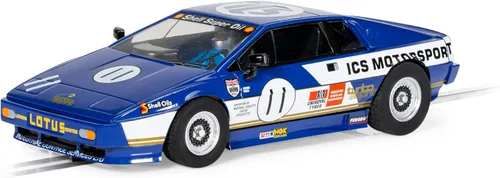 Scalextric Lotus Esprit S1 ICS Motorsports # 11 Silverstone 1981 1:32 Ranura analógica Coche de carreras C4352