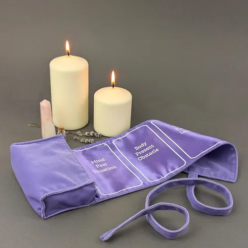 Miniatura 6 de Witchy Cauldron Envoltura de Tarot, Bolsa, Funda, Almacenamiento de Satén y Tela para Cartas, Soporte de Almacenamiento de Mazo, Patrón de Tirada