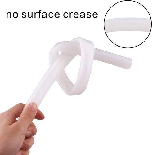 Miniatura 3 de Tubo de silicona – 1/2" ID 3/4" OD Grado alimenticio Flexible Grueso para transferencia de bomba de elaboración casera de cerveza 3 metros (10 pies)