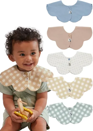 Miniatura 24 de Konny Baby Bib 3/5/7-Pack Set, 360 ° Rotate, Soft and Absorbent Drooling for Toddler Boys Girls Baby Essentials