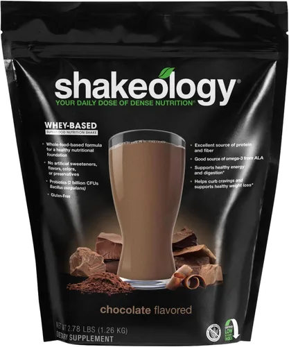 Shakeology Polvo de Proteína de Suero - Mezcla de Proteínas de Suero Libre de Gluten, Batido de Superalimento con Vitaminas y Minerales - Ayuda a