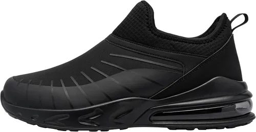 Miniatura 2 de LARNMERN Zapatos antideslizantes para hombre y mujer, zapatos de trabajo sin cordones, para cocinero, cocina, resistentes al agua, tenis