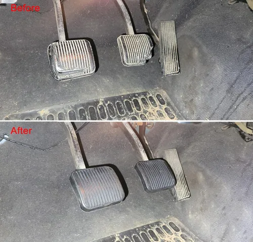 Miniatura 3 de Almohadillas de Pedal de Freno Sheisor, Almohadillas de Pedal de Embrague de Reemplazo Compatibles con Jeep Cherokee XJ, Comanche MJ, Grand Cherokee
