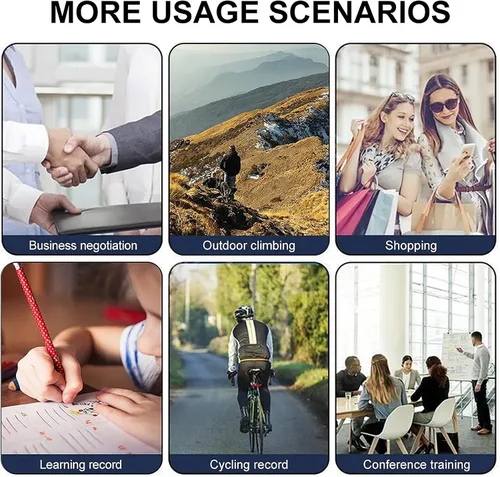 Miniatura 5 de Mini grabadora de video con cámara corporal, 1080P pequeñas cámaras ocultas portátiles portátiles con clip y visión nocturna, cámara con micro