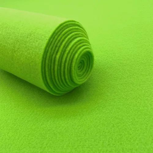 Miniatura 34 de Tela de fieltro acrílico, color verde manzana, 1 yarda, 72 pulgadas de ancho por 36 pulgadas de largo, fieltro artesanal