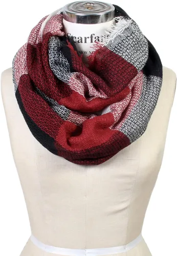 Miniatura 11 de Bufandas de moda a cuadros y cuadros Infinity de Scarfand's Tartan