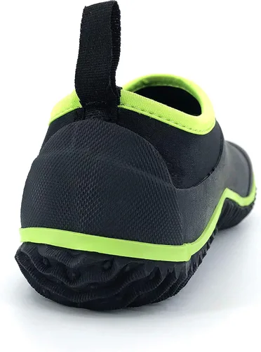 Miniatura 15 de SYLPHID Zapatos de jardín para hombre, zapatos de lluvia impermeables de neopreno para campamento, cuidado del césped, jardinería y trabajo