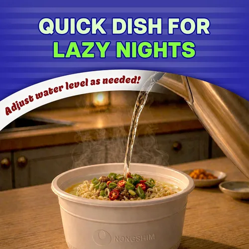 Miniatura 4 de Nongshim - Fideos ramen, tazón de ramen instantáneo gourmet, sopa de fideos premium microondable, picante y caliente, 3.03 onzas (paquete de 12)