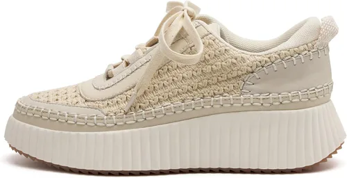 Miniatura 2 de Zapatillas de deporte con cordones para mujer, cómodas, informales, a la moda, bajas, gruesas, para caminar